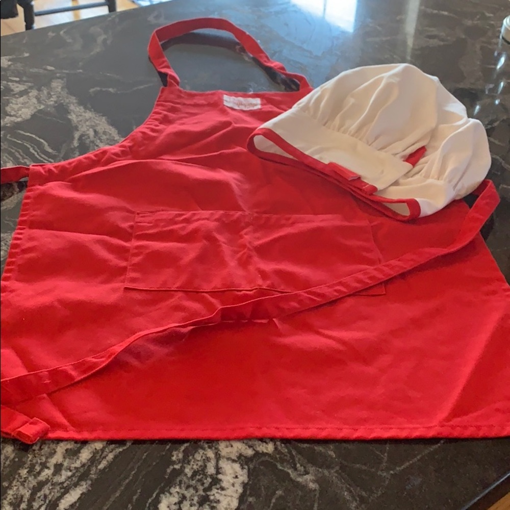 🎃 Pampered Chef apron and hat set 🎃
